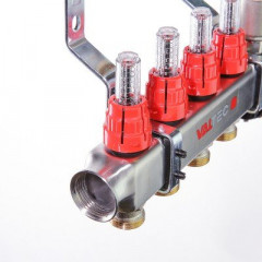 Коллекторный блок Valtec 1" 10 x 3/4" VTc.586.EMNX.0610