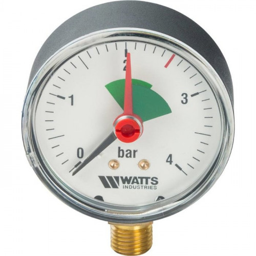 Манометр радиальный Watts F+R201 (MHR) 80/4x1/2"