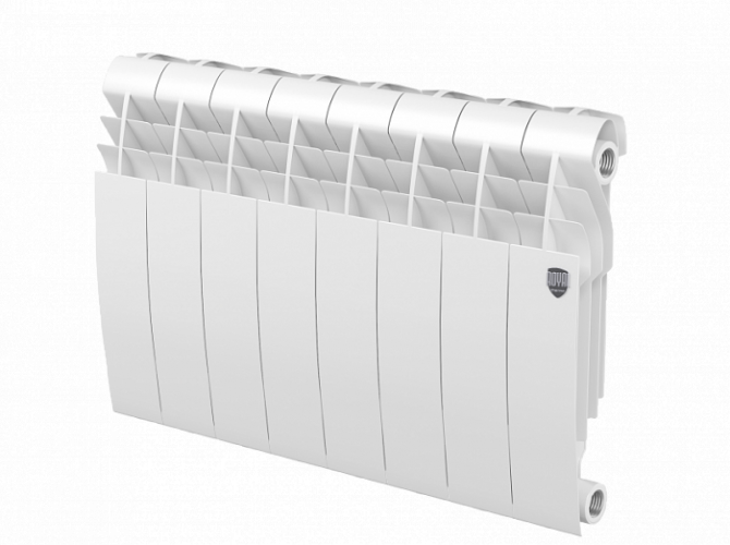 Биметаллический радиатор Royal Thermo Biliner 350 Bianco Traffico 8 секц.