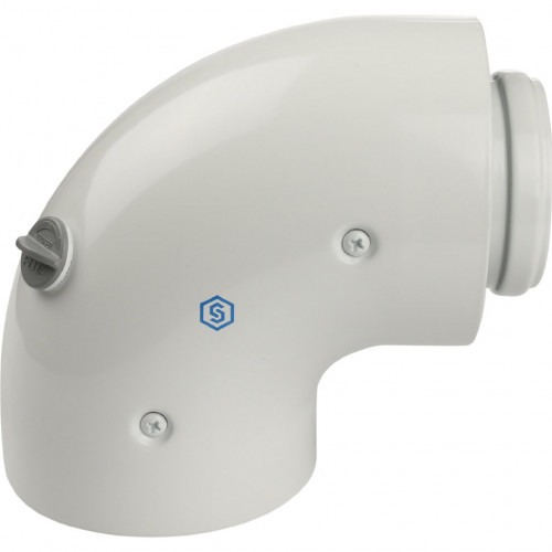 Адаптер коаксиальный STOUT для котла угловой 90° D60/100