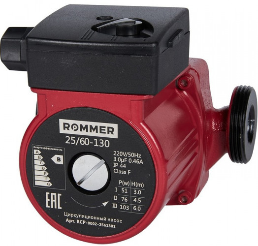 Насос для отопления Rommer 25/60-130