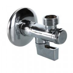 Кран шаровый угловой с фильтром Valtec 1/2х3/4 VT.282