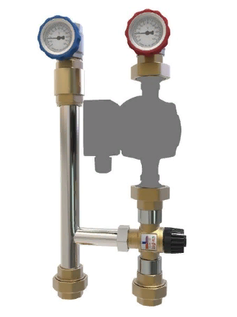 Насосная группа ПроксиТерм 1 со смесителем без насоса MKTU DN25 ЭCО