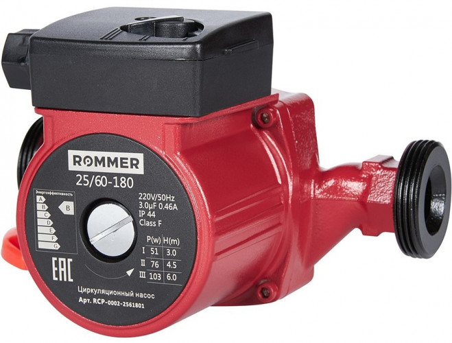 Насос для отопления Rommer 25/60-180