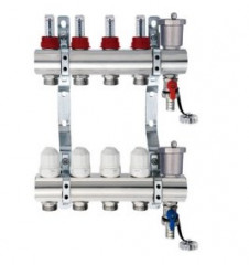 Коллекторная группа TIM KC003 3 выхода без кранов латунь