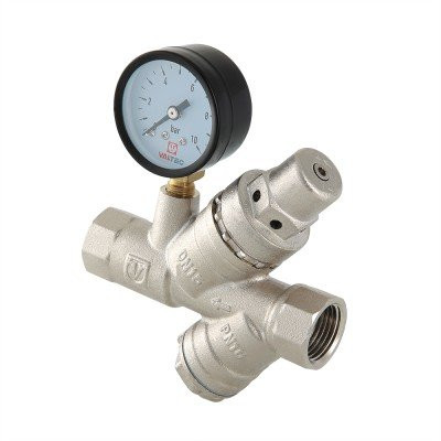 Клапан подпиточный с фильтром и манометром Valtec 1/2 VT.515.N.04
