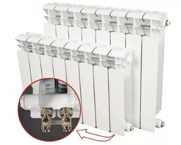 Радиатор биметаллический Rifar Base Ventil 500 BVR 14 секций