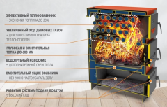 Твердотопливный котел Теплодар КУППЕР ПРО-36 (2.0)