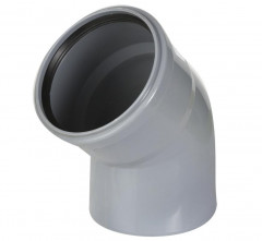 Отвод канализационный Политэк 110 угол 15