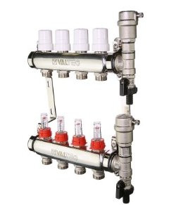 Коллекторный блок Valtec VTc.589.EMNX.0604 1", 4 x 3/4