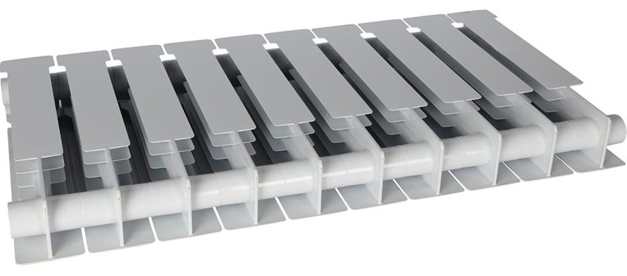 Алюминиевый радиатор STOUT ALPHA 350 10 секций (SRA-2310-035010)