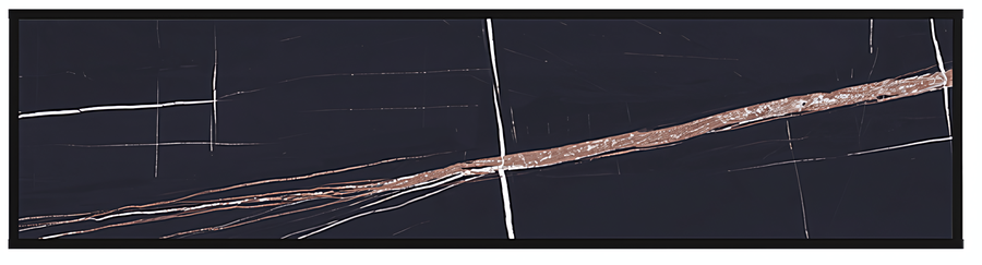 Отопительная панель STOUT BLACK STONE SCT 120*30 черный гранит / черный корпус