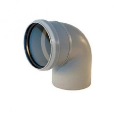 Отвод канализационный Политэк 110 угол 90