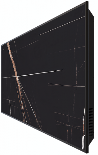 Отопительная панель STOUT BLACK STONE SCT 120*60 черный гранит / черный корпус