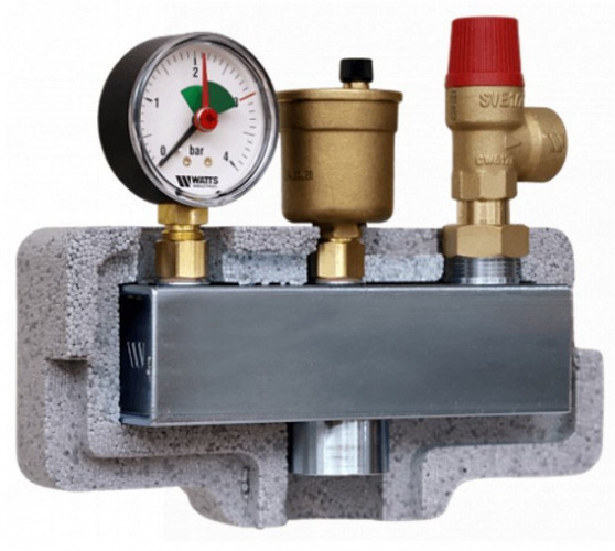 Группа безопасности Watts KSG 30/20M-ISO (до 100 кВт) (в теплоизоляции)