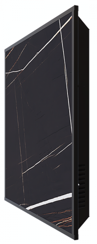 Отопительная панель STOUT BLACK STONE SCT 60*60 черный гранит / черный корпус