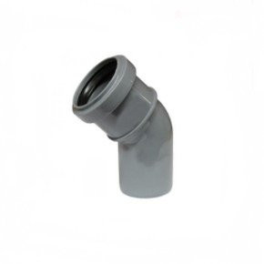 Отвод канализационный Политэк 40 угол 30