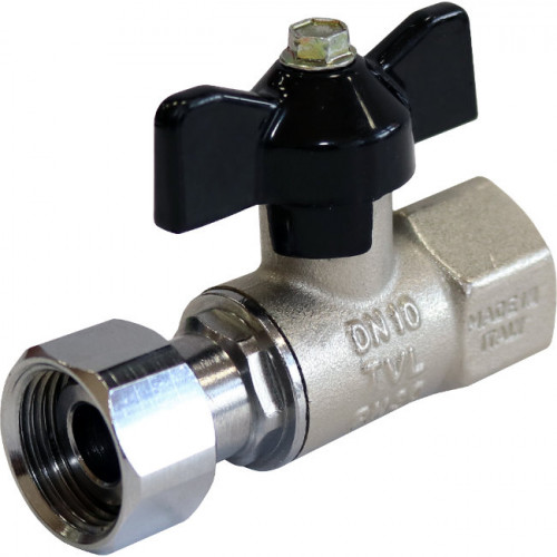 Кран шаровой с накидной гайкой STOUT 1/2"х1/2" SVB-0009-000015