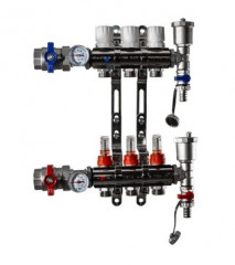 Коллекторная группа TIM KA003 3 выхода латунь