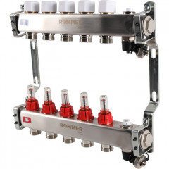 Для отопления Rommer 1"/3/4"x5 с расходомерами (RMS-1201-000005)