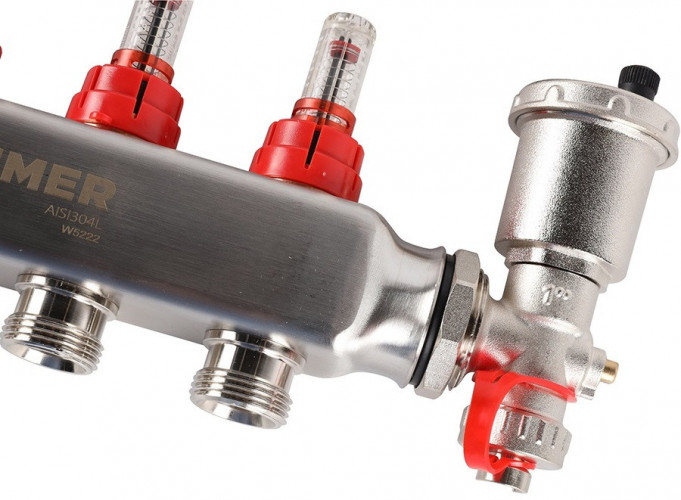 Для отопления Rommer 1"/3/4"x5 с расходомерами (RMS-1210-000005)
