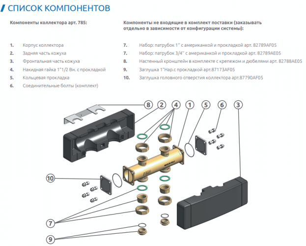 Коллектор ICMA Коллектор (87785AF05)