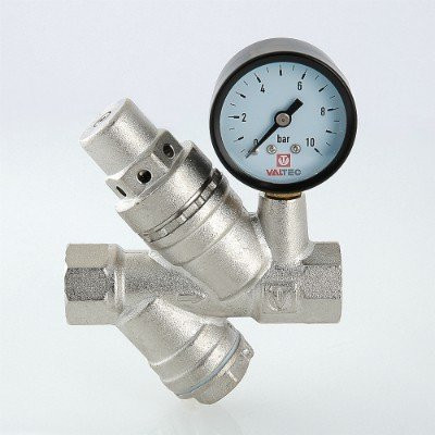 Редуктор давления с манометром и фильтром Valtec 3/4 VT.082.N.05