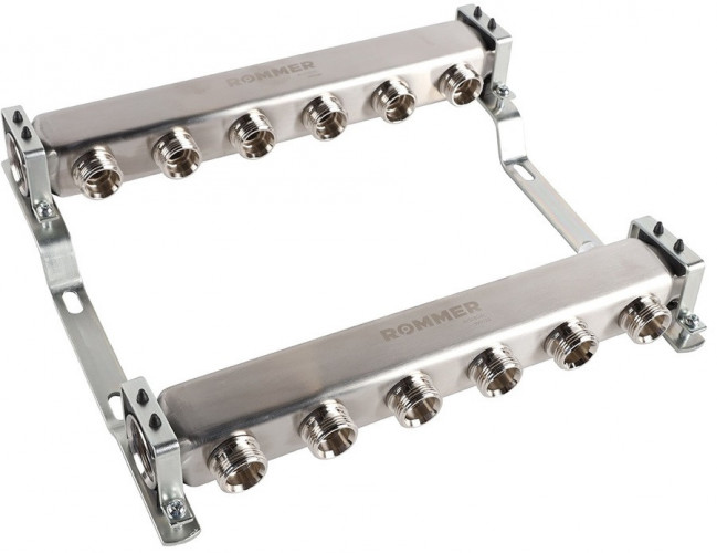 Для отопления Rommer 1"/3/4"x6 для радиаторной разводки (RMS-4401-000006)