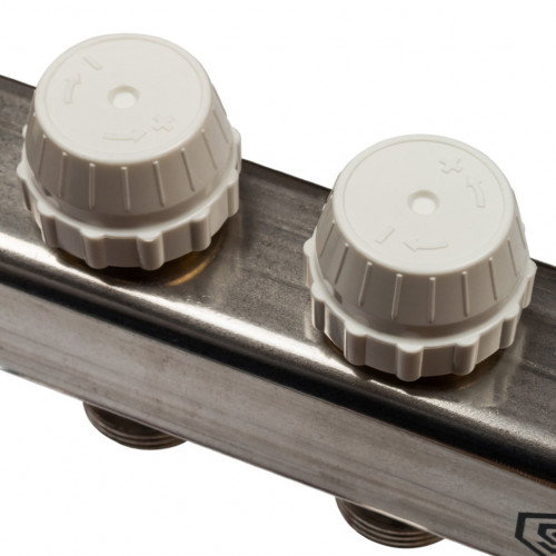 Коллекторный блок STOUT 1"х4х3/4" с расходомерами