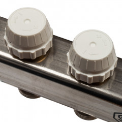 Коллекторный блок STOUT 1"х4х3/4" с расходомерами