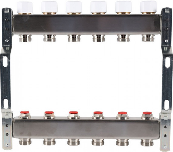 Для отопления Rommer 1"/3/4"x6 с запорными клапанами (RMS-3200-000006)