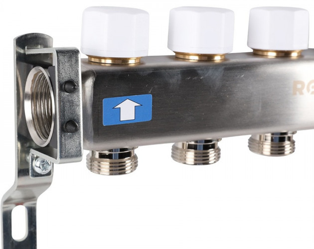 Для отопления Rommer 1"/3/4"x6 с запорными клапанами (RMS-3200-000006)