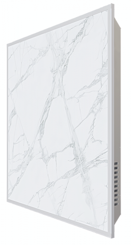 Отопительная панель STOUT WHITE STONE SCT 60*60 белый гранит / белый корпус