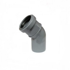 Отвод канализационный Политэк 50 угол 30