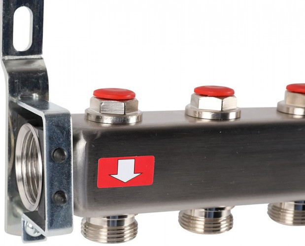 Для отопления Rommer 1"/3/4"x6 с запорными клапанами (RMS-3201-000006)