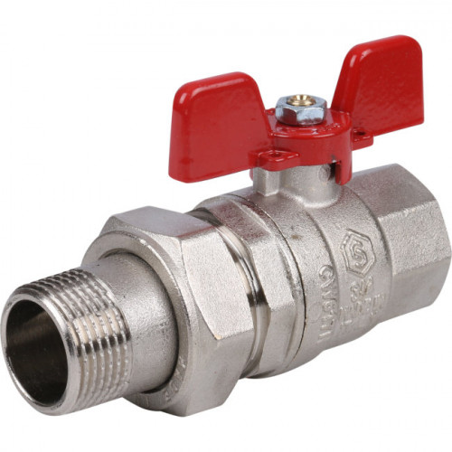 Кран шаровой с накидной гайкой STOUT 3/4" SVB-1007-000020