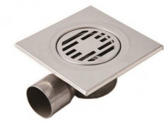 Трап горизонтальный из нержавеющей стали TIM 15х15 BAD011502
