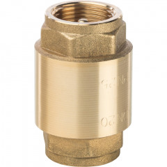 Клапан обратного хода с металлическим седлом STOUT 3/4"