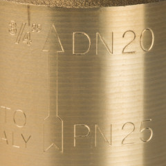 Клапан обратного хода с металлическим седлом STOUT 3/4"