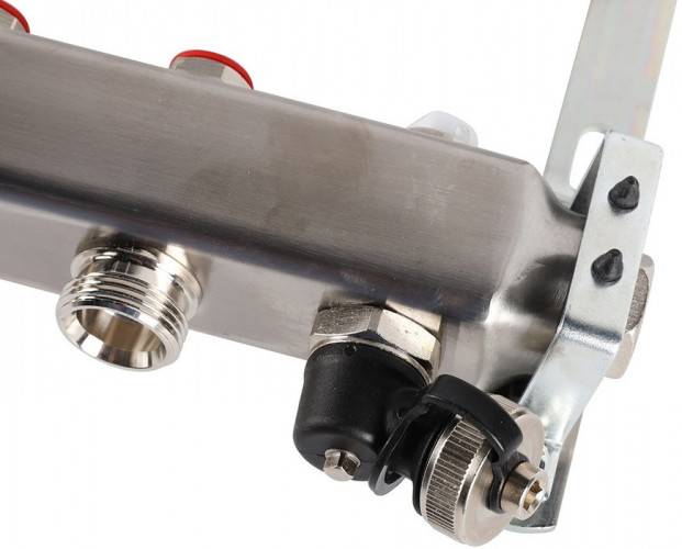 Для отопления Rommer 1"/3/4"x7 с запорными клапанами (RMS-3201-000007)