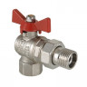 Кран шаровый с накидной гайкой угловой Valtec 3/4 VT.228.N.05