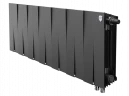 Биметаллический радиатор отопления Royal Thermo PianoForte 300 14 секций Noir Sable VDR