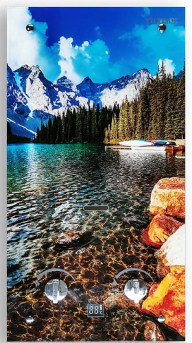 Газовый проточный водонагреватель VilTerm S11 Print (Горы)