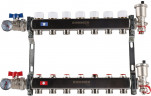 Для отопления Rommer 1"/3/4"x7 с запорными клапанами (RMS-3210-000007)