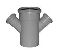 Крестовина канализационная Политэк 110-50-50 угол 45