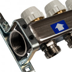 Коллекторный блок STOUT 1"х5х3/4" без расходомеров