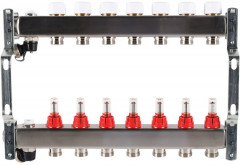 Для отопления Rommer 1"/3/4"x7 с расходомерами (RMS-1201-000007)