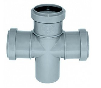 Крестовина канализационная Политэк 50 угол 90