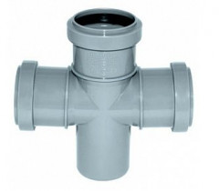 Крестовина канализационная Политэк 50 угол 90