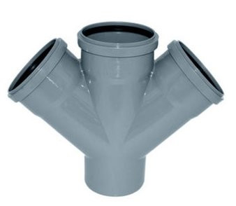 Крестовина канализационная Политэк 110 угол 45